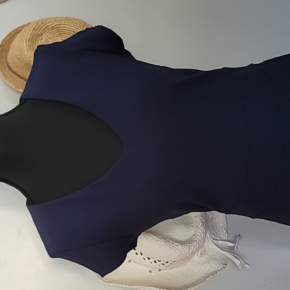 Boston Proper Navy  Dress - Picture 3 of 10